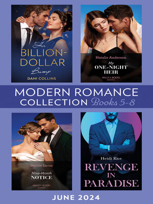 cover image of Modern Romance June 2024 Books 5-8